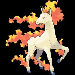 Rapidash official artwork