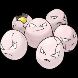 Exeggcute official artwork