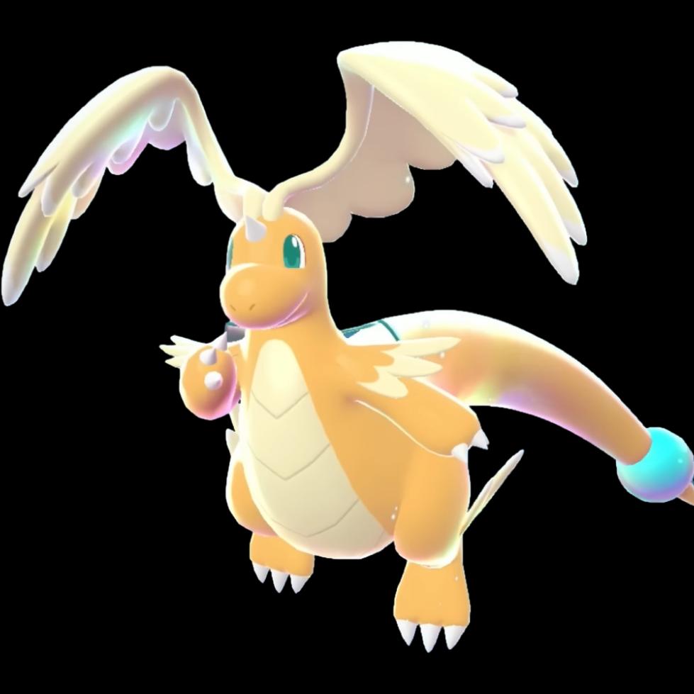Dragonite Mega (dragonite) official artwork