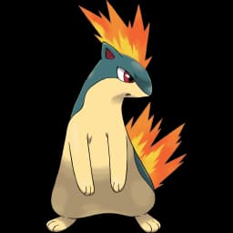 Quilava official artwork