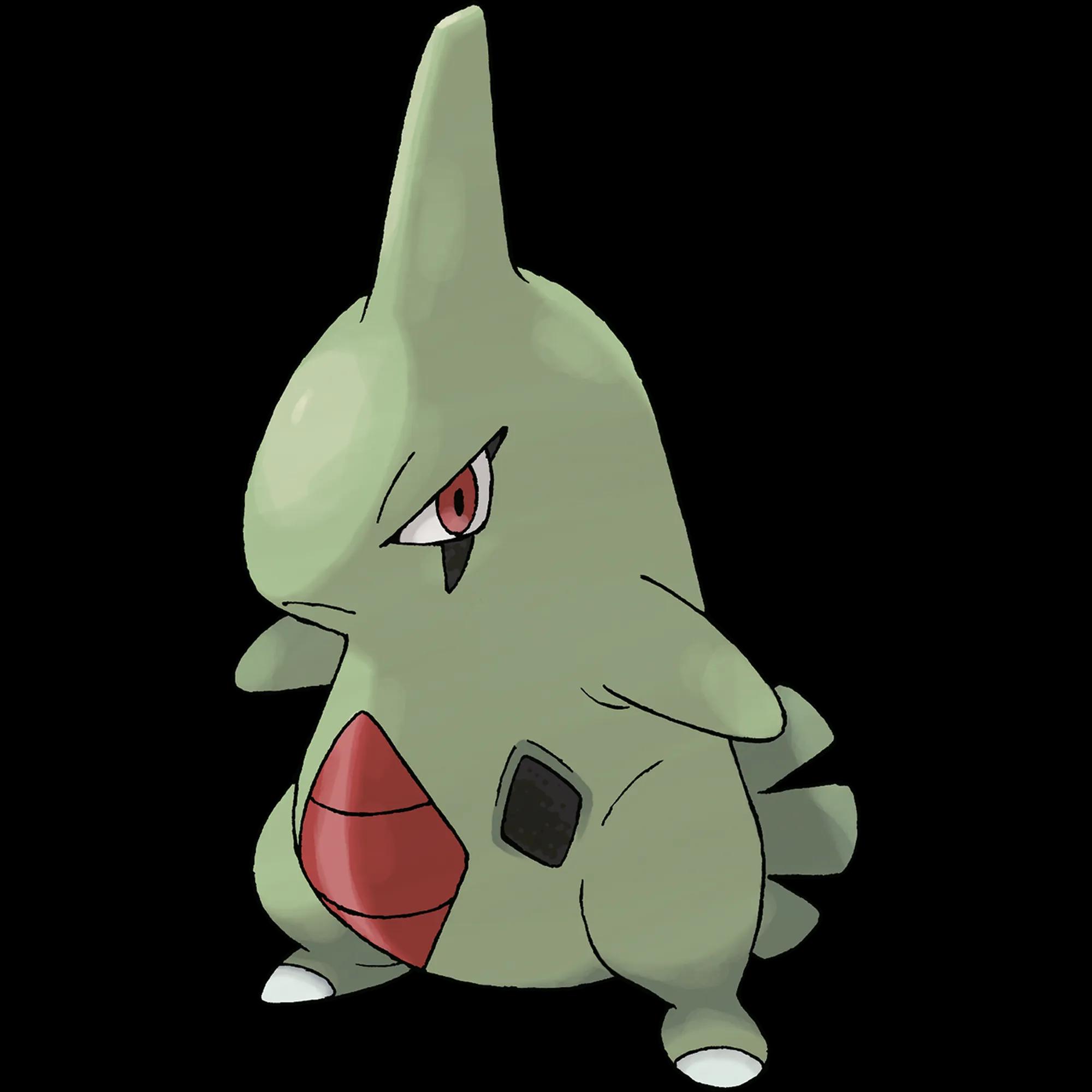 Larvitar (larvitar) official artwork