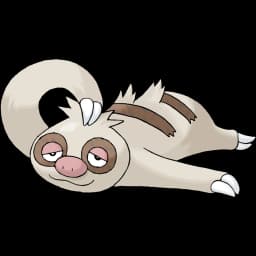 Slakoth official artwork