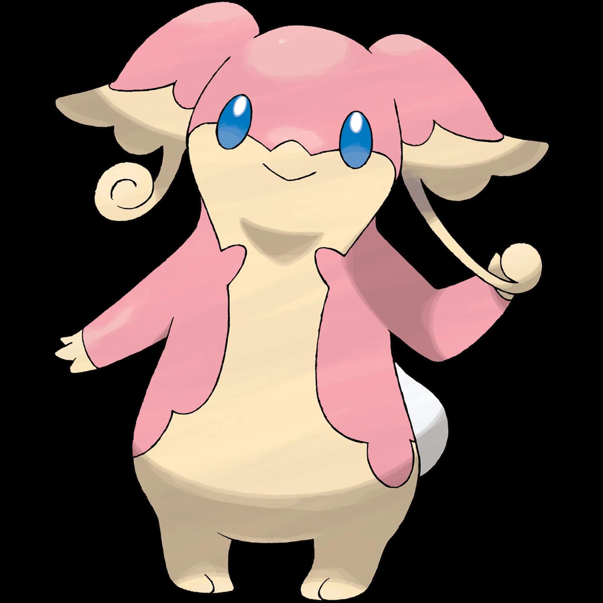 Audino (audino) official artwork