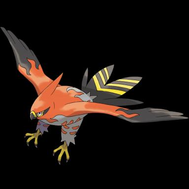 Talonflame official artwork