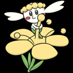 Flabébé (Yellow Flower) official artwork