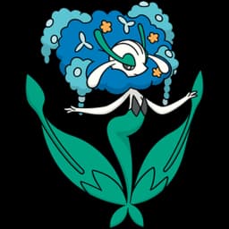 Florges (Blue Flower) official artwork