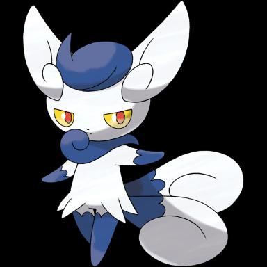 Meowstic (Female) official artwork