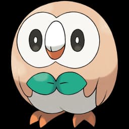 Rowlet official artwork