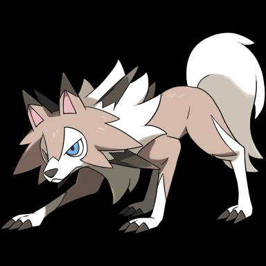 Lycanroc (Midday Form) official artwork
