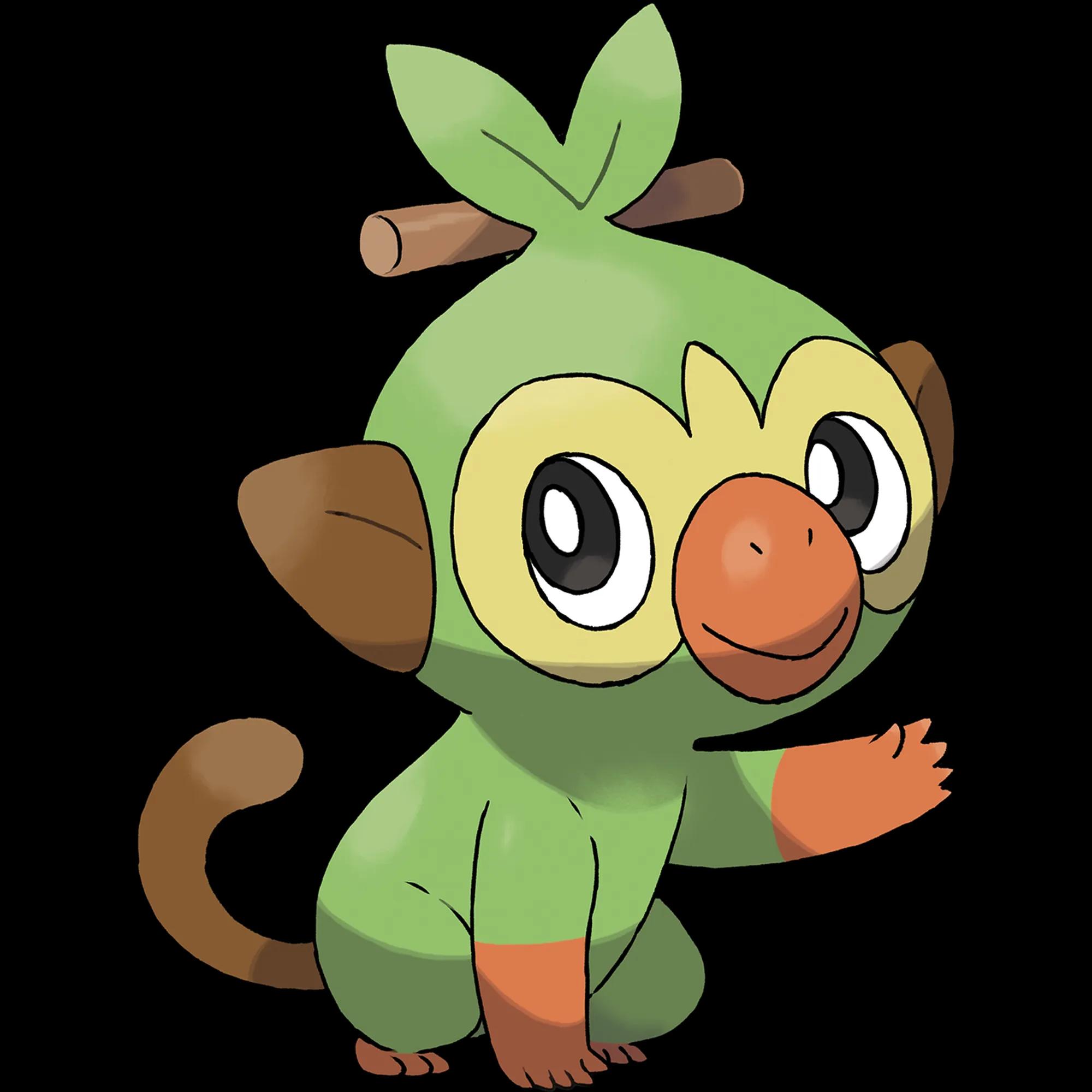 Grookey (grookey) official artwork