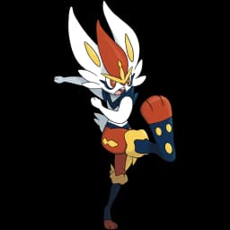 Cinderace official artwork