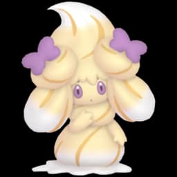 Alcremie (Caramel Swirl Ribbon) official artwork