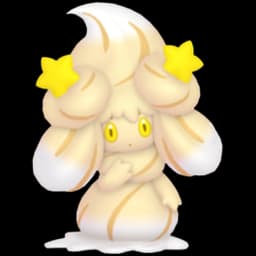Alcremie (Caramel Swirl Star) official artwork
