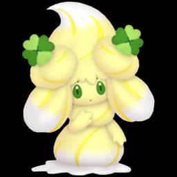 Alcremie (Lemon Cream Clover) official artwork