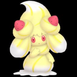 Alcremie (Lemon Cream Strawberry) official artwork