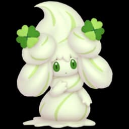 Alcremie (Matcha Cream Clover) official artwork