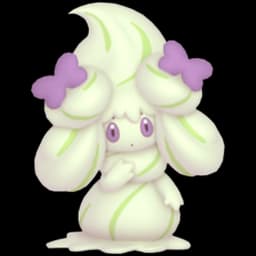 Alcremie (Matcha Cream Ribbon) official artwork