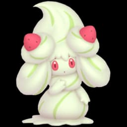Alcremie (Matcha Cream Strawberry) official artwork