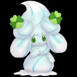 Alcremie (Mint Cream Clover) official artwork