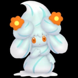 Alcremie (Mint Cream Flower) official artwork