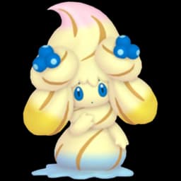 Alcremie (Rainbow Swirl Berry) official artwork