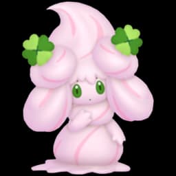 Alcremie (Ruby Cream Clover) official artwork