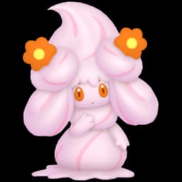 Alcremie (Ruby Cream Flower) official artwork