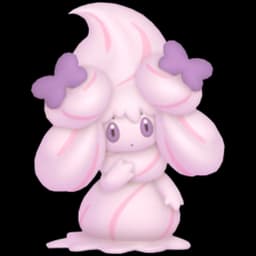 Alcremie (Ruby Cream Ribbon) official artwork