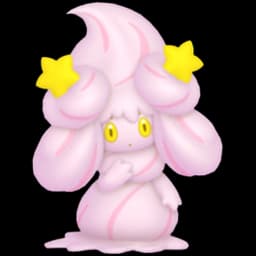 Alcremie (Ruby Cream Star) official artwork
