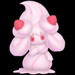 Alcremie (Ruby Cream Strawberry) official artwork