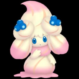 Alcremie (Ruby Swirl Berry) official artwork