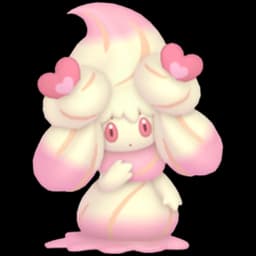 Alcremie (Ruby Swirl Love) official artwork