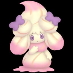Alcremie (Ruby Swirl Ribbon) official artwork