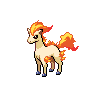 Ponyta (ponyta) game sprite