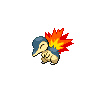 Cyndaquil (cyndaquil) game sprite