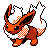 Flareon (flareon) game sprite