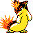 Quilava (quilava) game sprite