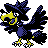 Murkrow (murkrow) game sprite