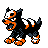 Houndour (houndour) game sprite