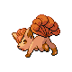 Vulpix (vulpix) game sprite