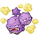 Weezing (weezing) game sprite