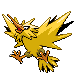 Zapdos (zapdos) game sprite