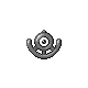 Unown U (unown) game sprite
