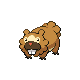 Bidoof (bidoof) game sprite