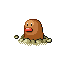 Diglett (diglett) game sprite