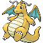 Dragonite (dragonite) game sprite