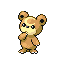Teddiursa (teddiursa) game sprite