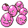 Exeggcute (exeggcute) game sprite