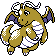 Dragonite (dragonite) game sprite