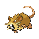 Raticate (raticate) game sprite